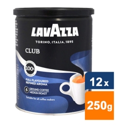 Lavazza - Club Gemahlener kaffee - Dose 12x 250g
