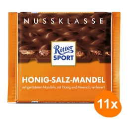 Ritter Sport - Honig-Salz-Mandel - 11x 100g