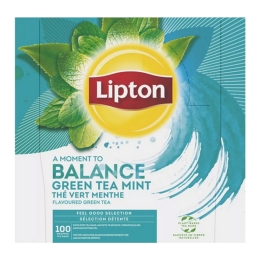 Lipton - Feel Good Selection Grüntee Minze - 100 Teebeutel