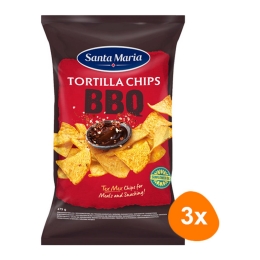 Santa Maria - Tortilla Chips BBQ - 3x 475g