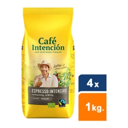 Café Intención - Espresso Intensivo Bohnen - 4x 1kg