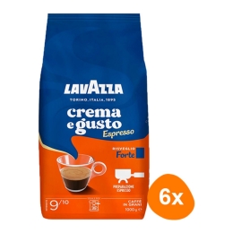 Lavazza - Crema e Gusto Forte Bohnen - 6x 1kg