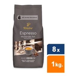 Tchibo - Espresso Mailänder Art Bohnen - 8x 1 kg