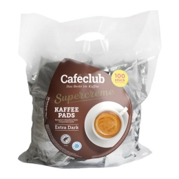 Caféclub - Supercreme Kaffeepads Extra Dark - 100 Pads
