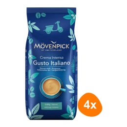 Mövenpick - Gusto Italiano Crema Intensa Bohnen - 4x 1kg