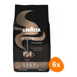 Lavazza - Espresso Italiano Classico Bohnen - 6x 1kg