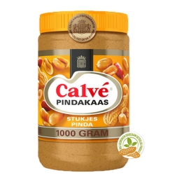 Calvé - Erdnussbutter mit Stückchen Nus - 1kg