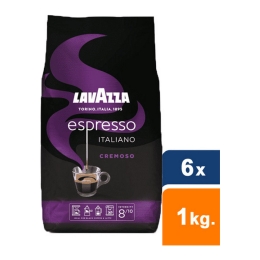 Lavazza - Espresso Italiano Cremoso Bohnen - 6x 1 kg 