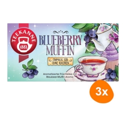 Teekanne - Blueberry Muffin Tee - 3x 18 Teebeutel