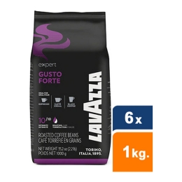 Lavazza - Expert Gusto Forte Bohnen - 6x 1 kg