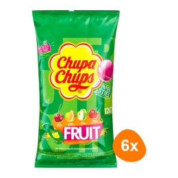 Chupa Chups - Lutscher Fruit (Nachfüllbeutel) - 6x 120er