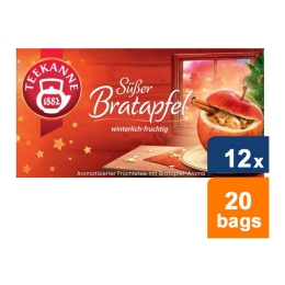 Teekanne - Süßer Bratapfel (Winter tee) - 12x 20 Teebeutel