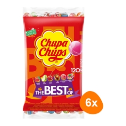 Chupa Chups - Lutscher The Best Of (Nachfüllbeutel) - 6x 120er