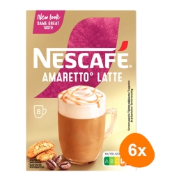 Nescafé - Gold Amaretto Latte - 6x 8 Portionen