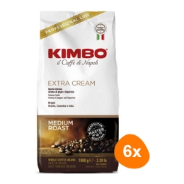 Kimbo - Extra Cream Bohnen - 6x 1kg