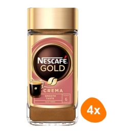 Nescafé - Gold Crema Löslicher Kaffee - 4x 100g