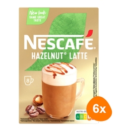 Nescafé - Gold Hazelnut Latte - 6x 8 Portionen