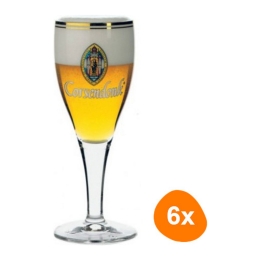 Corsendonk - Bierglas 330ml - 6 Stück