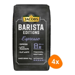 Jacobs - Barista Editions Espresso Bohnen - 4x 1kg
