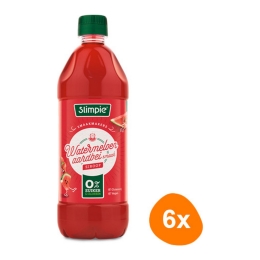 Slimpie - Wassermelonen Erdbeer Limonaden-Sirup - 6x 650ml