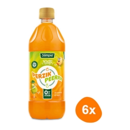Slimpie - Pfirsich Birne Kids Limonaden-Sirup - 6x 580ml