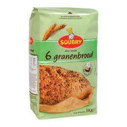 Soubry - Mischung für 6-Korn-Brot - 5kg
