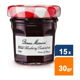 Bonne Maman - Wilde Blaubeerkonserven - 15 x 30gr