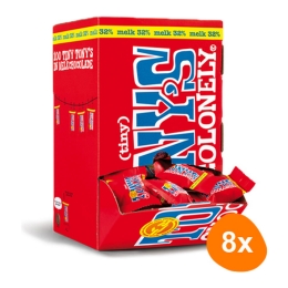 Tony's Chocolonely - Tiny Tony's Vollmilchschokolade - 8x 900g