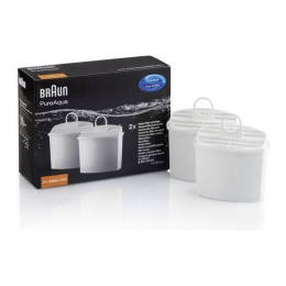 Braun - Wasserfilterkartusche Pure Aqua - 2 Stück