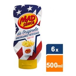 Mad Sauce - Amerikanische Pommes Frites Sauce - 6x 500ml