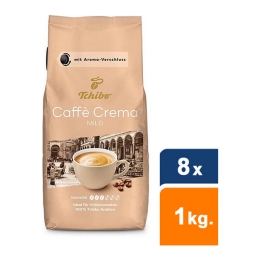 Tchibo - Caffè Crema Mild Bohnen - 8x 1 kg