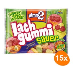 Nimm2 - Lachgummi Sauer - 15x 250g