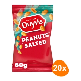 Duyvis - Erdnüsse Gesalzen - 20 Mini Beutel