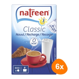 Natreen - Süßstofftabletten (Nachfüllpackung) - 6x 800er
