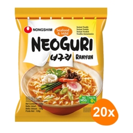 Nongshim - Instant Nudeln Neoguri Seafood & Mild - 20 Stück