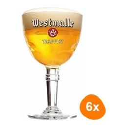 Westmalle - Bierglas Trappist 330ml - 6 Stück