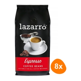 Lazarro - Espresso Bohnen - 8x 1 kg