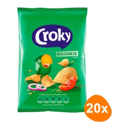 Croky - Bolognese Chips - 20 Mini Beutel