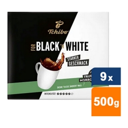 Tchibo - Black 'n White Gemahlener kaffee - 9x 500g (2x 250g)