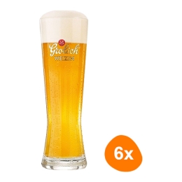 Grolsch - Bierglas "Weizen" 300ml - 6 stück