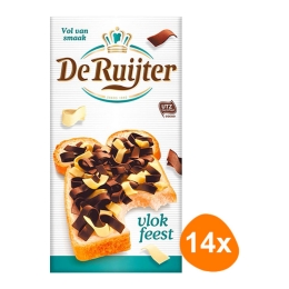 De Ruijter - Vlokfeest (Schokoflocken gemischt) - 14x 300g