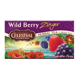 Celestial Seasonings - Wild Berry Zinger Herbal Tea - 20 Teebeutel