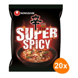 Nongshim - Instant Noodles Shin Red Super Spicy - 20 Stück