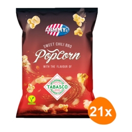 Jimmy's - Popcorn Tabasco Sweet Chili BBQ - 21 Mini beutel
