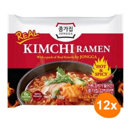 Jongga - Kimchi Ramen - 12 Stück