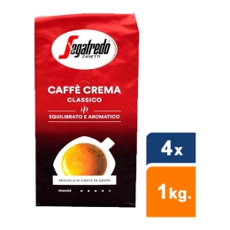 Segafredo - Caffe crema classico Bohnen - 4x 1 kg