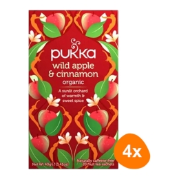 Pukka - Wildapfel & Zimt - 4x 20 Teebeutel