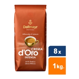 Dallmayr - Crema d'Oro Intensa Bohnen - 8x 1 kg