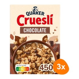 Quaker - Cruesli Schokolade - 3x 450g
