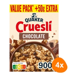 Quaker - Cruesli Schokolade - 4x 900g